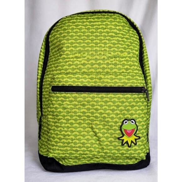 Disney Handbags - Disney Parks Kermit the Frog Backpack Muppets Green Disneyland Character Bag